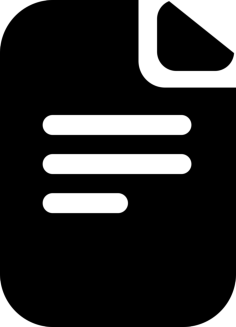 Page Of Text Simple Line Art Svg, Free Vectors File